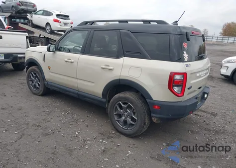 2024 Ford Bronco Sport Badlands z USA, uszkodzony, nr VIN 3FMCR9D91RRE15675